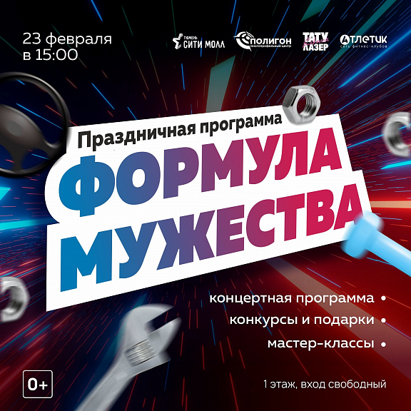 Праздничная программа «Формула мужества»